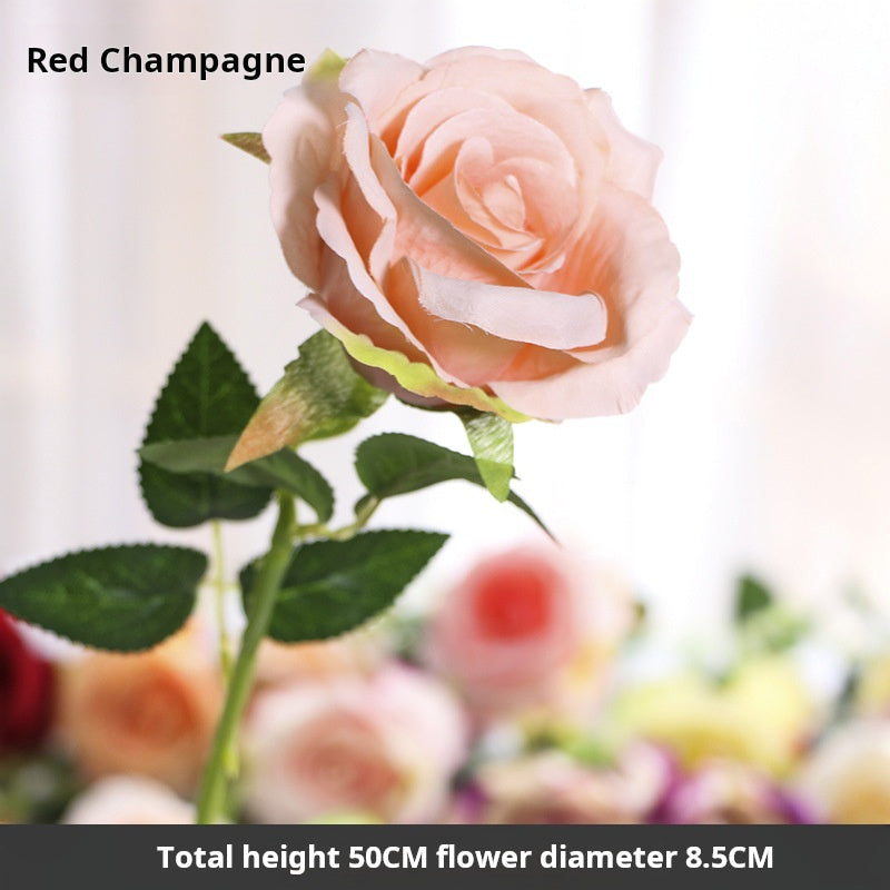 Single rose silk flower artificial flower