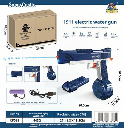 Large Capacity Rechargeable Auto Water Gun