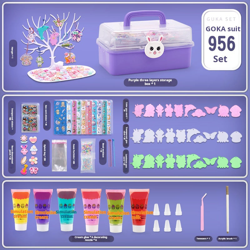 DIY Sticker Kit for Girls Craft Toy