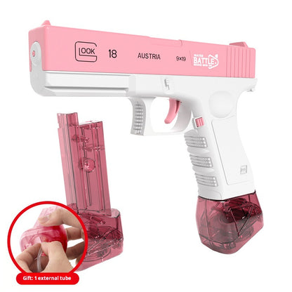 High Capacity Rechargeable Glock-style Children's Water Gun with External Connection