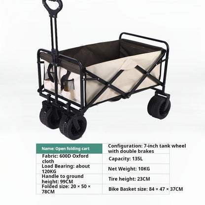 Portable Folding Camping Cart