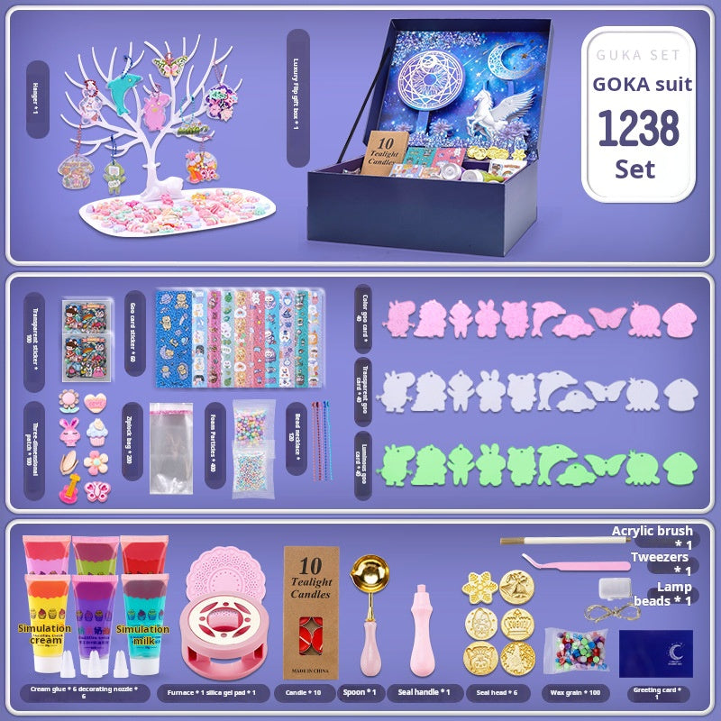 DIY Sticker Kit for Girls Craft Toy