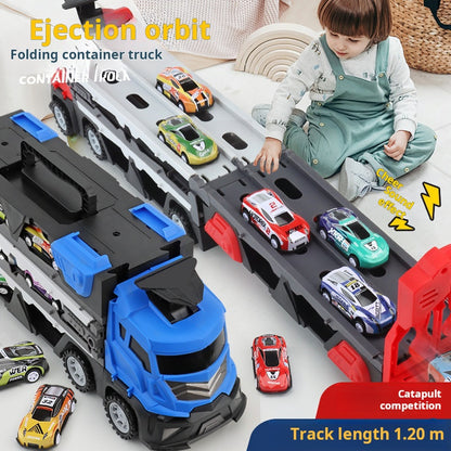 Ejection Track Container Toy