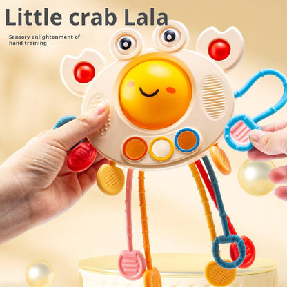 Baby Crab Pull Toy Finger Fine Motor Skills Educational 0-1 Years Old