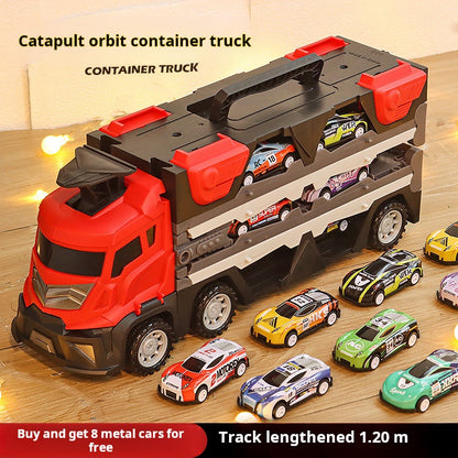 Ejection Track Container Toy