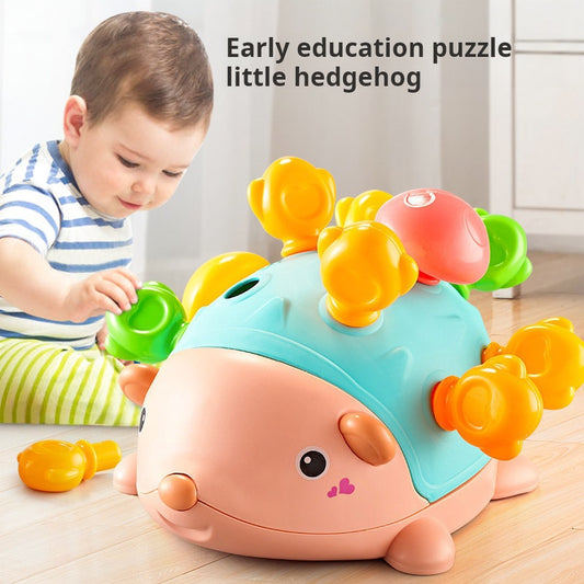 Baby Fine Motor Focus Training Hedgehog Puzzle Early Educational Toy