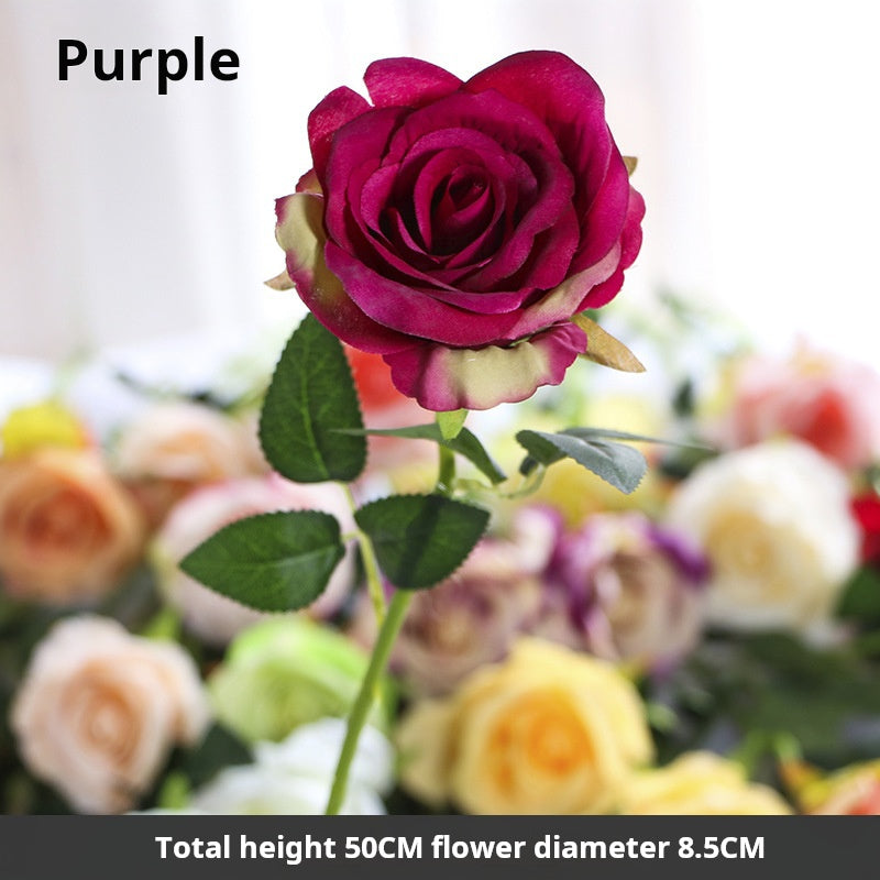 Single rose silk flower artificial flower