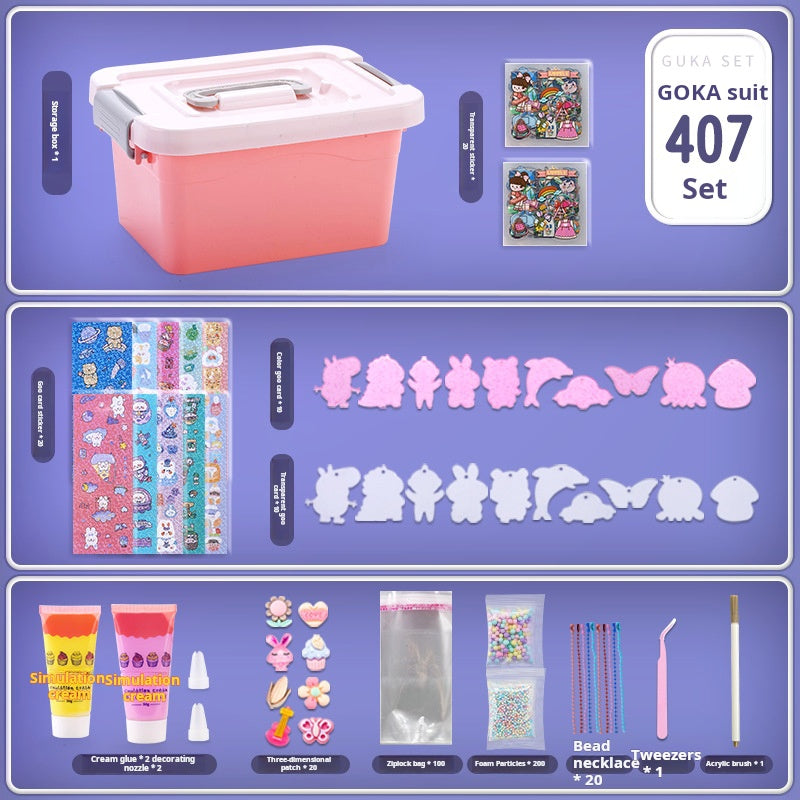 DIY Sticker Kit for Girls Craft Toy