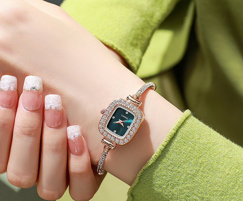 Hot Sale Rhinestone Square Women's Watch