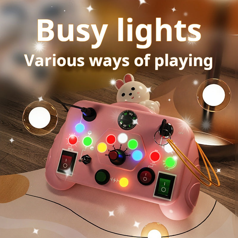 Cute Colorful Light Early Education Cognitive Toy Coordination Training