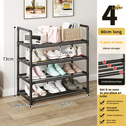 Multi-Layer Simple Shoe Rack, Home Entryway Storage Cabinet