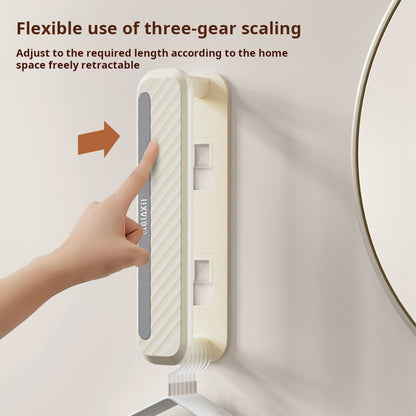 Retractable Wall-Mounted Clothes Rack