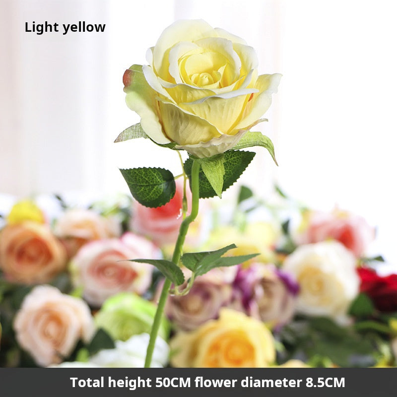 Single rose silk flower artificial flower