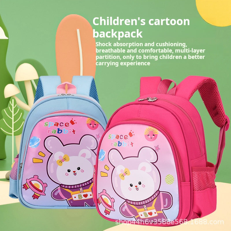 Cute bunny bag kindergarten baby school bag