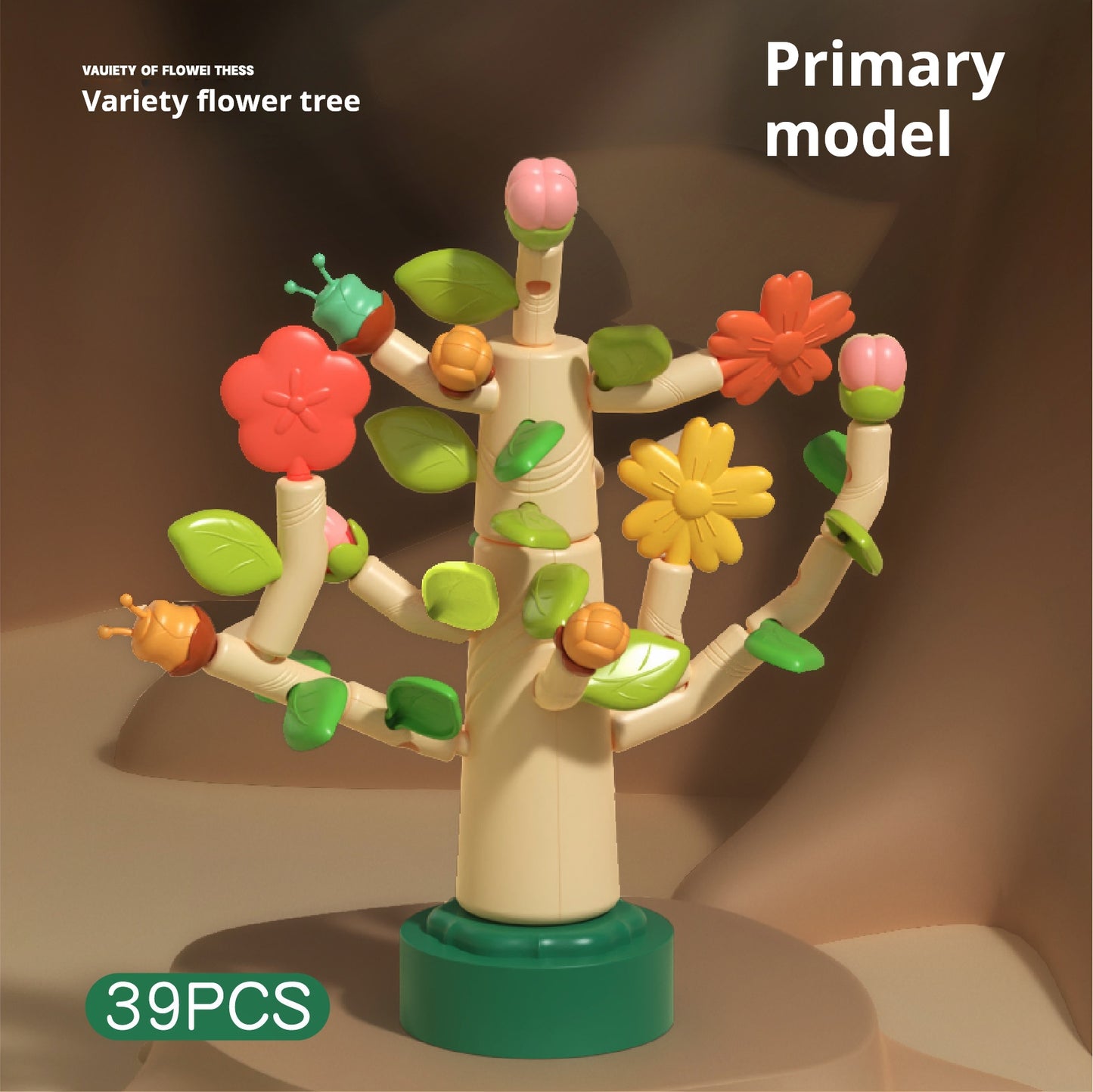 DIY Flower Tree Building Blocks, Educational Puzzle Toy for Girls and Boys