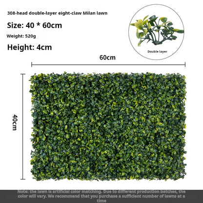 308 heads 8 claws Milan lawn single layer double layer simulation plants