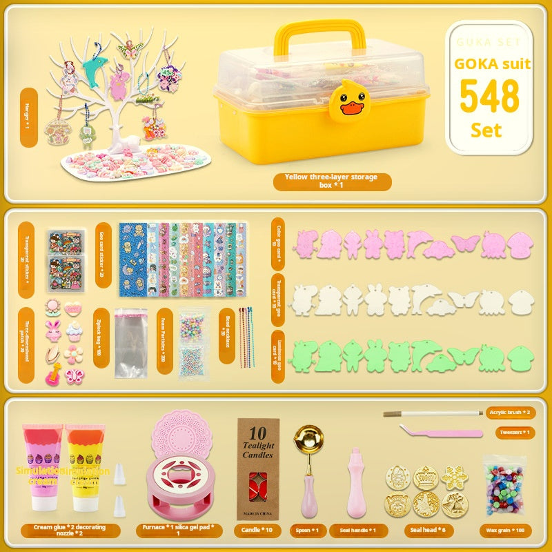 DIY Sticker Kit for Girls Craft Toy