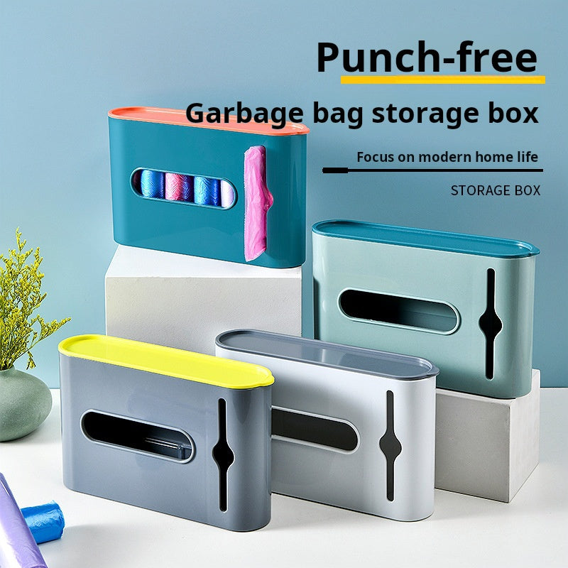 Kitchen and Bathroom Trash Bag Organizer