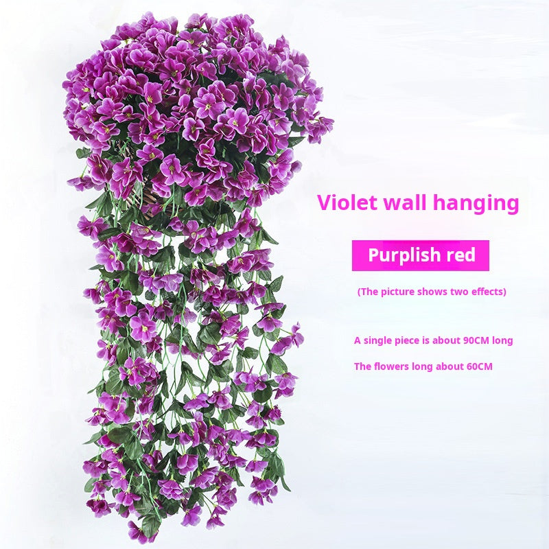 Wall hanging wedding flower strip hydrangea hanging