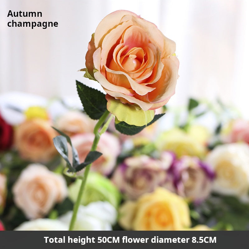 Single rose silk flower artificial flower