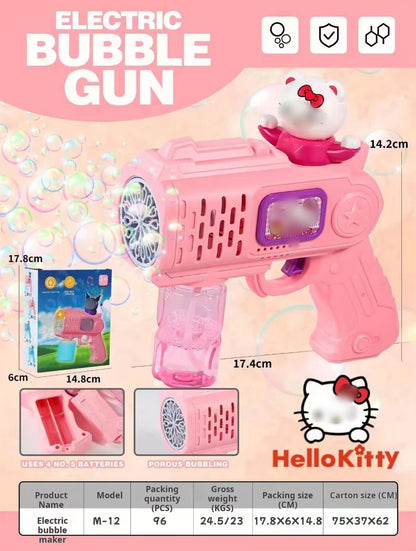 Sanrio Children's Melody Automatic Bubble Gun