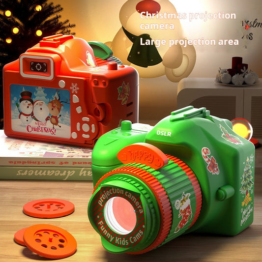 Christmas Camera Projector Light-Up Toy, Holiday Decor Gift for Kids