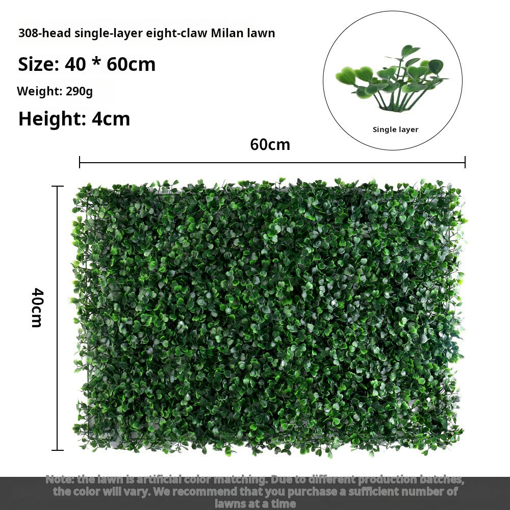 308 heads 8 claws Milan lawn single layer double layer simulation plants