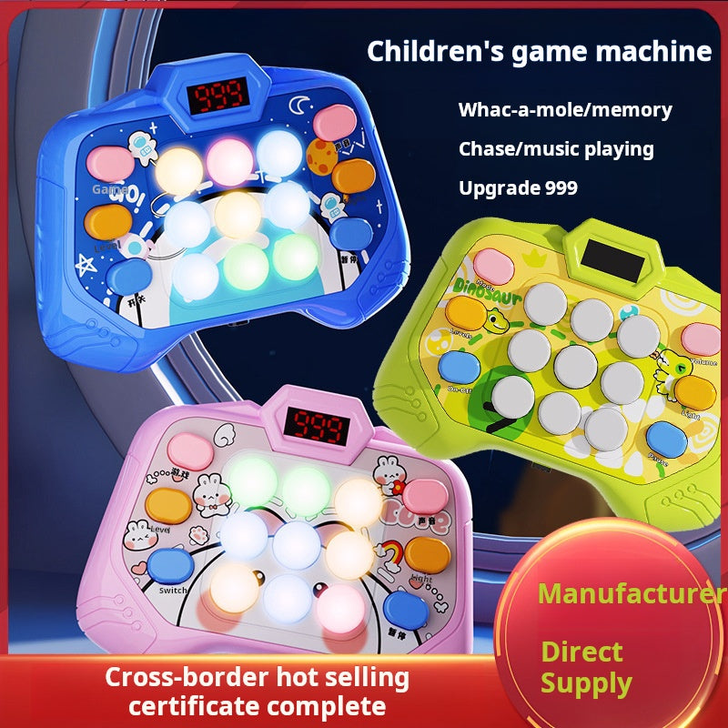 Press and Push Children's Toy Speed Challenge Game Machine Mole