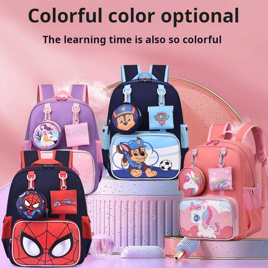 Boys and girls Spiderman cute backpack