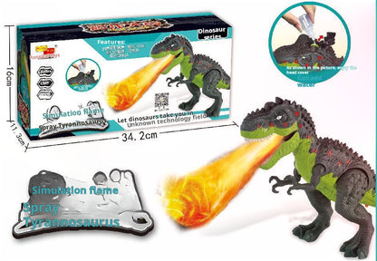 Electric Walking Dinosaur with Lights, Sounds, and Spray for Ages 0-6