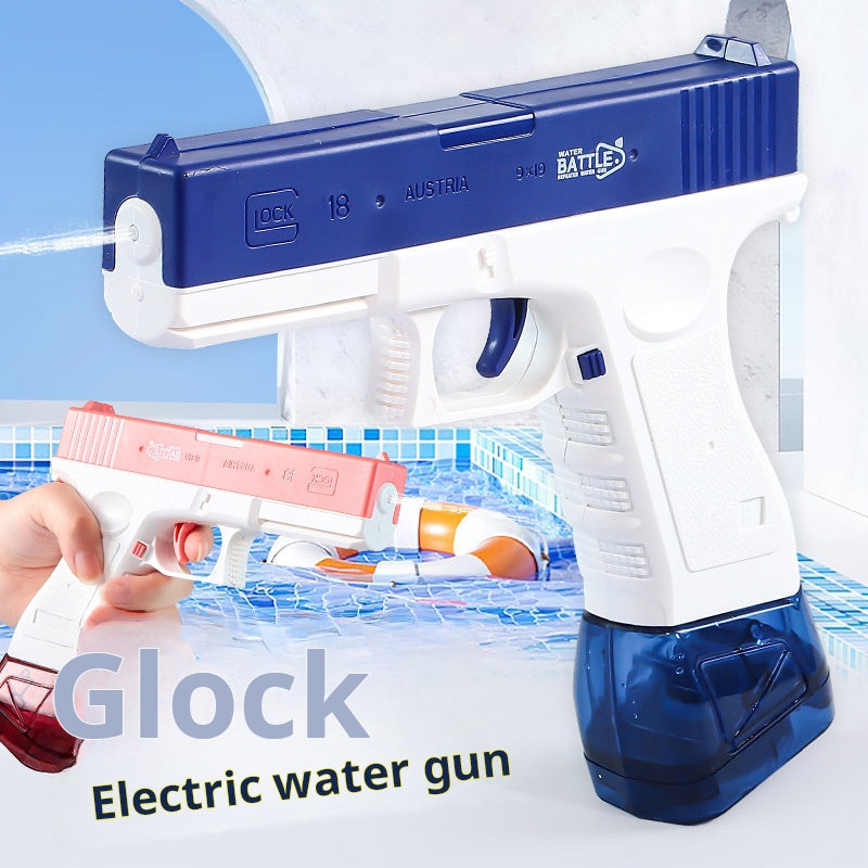 High Capacity Rechargeable Glock-style Children's Water Gun with External Connection