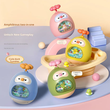 Cute Wobble Water Toy for Babies, Amphibious Bath Toy