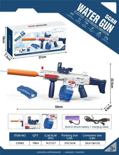 Large Capacity Rechargeable Automatic Water Gun