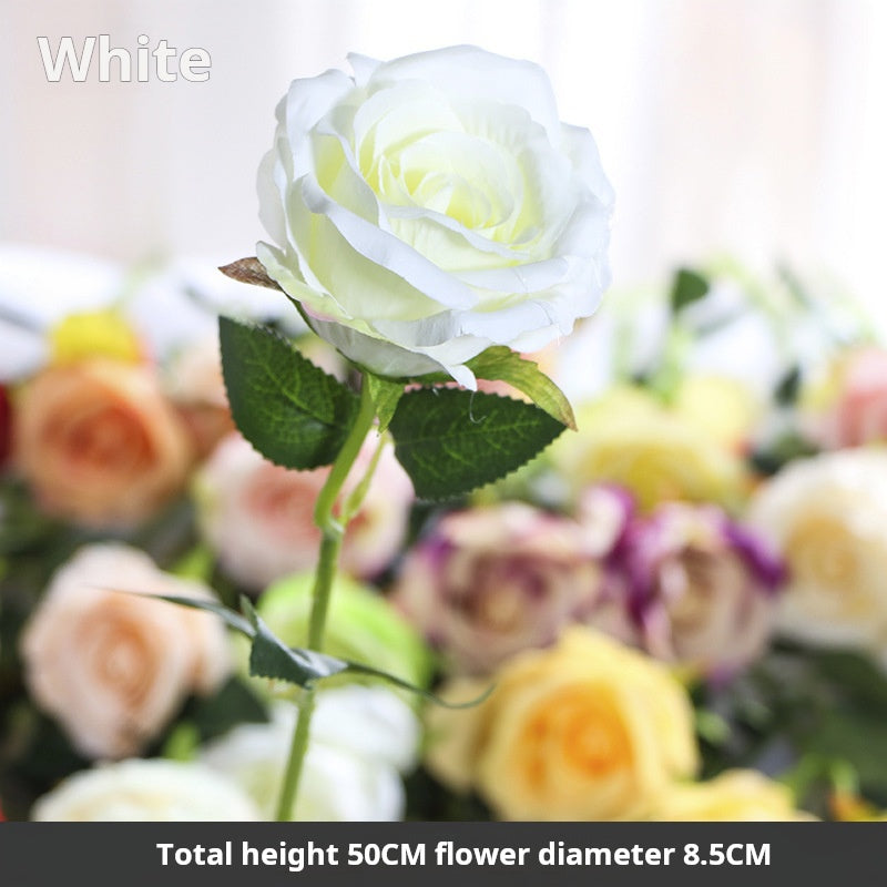 Single rose silk flower artificial flower