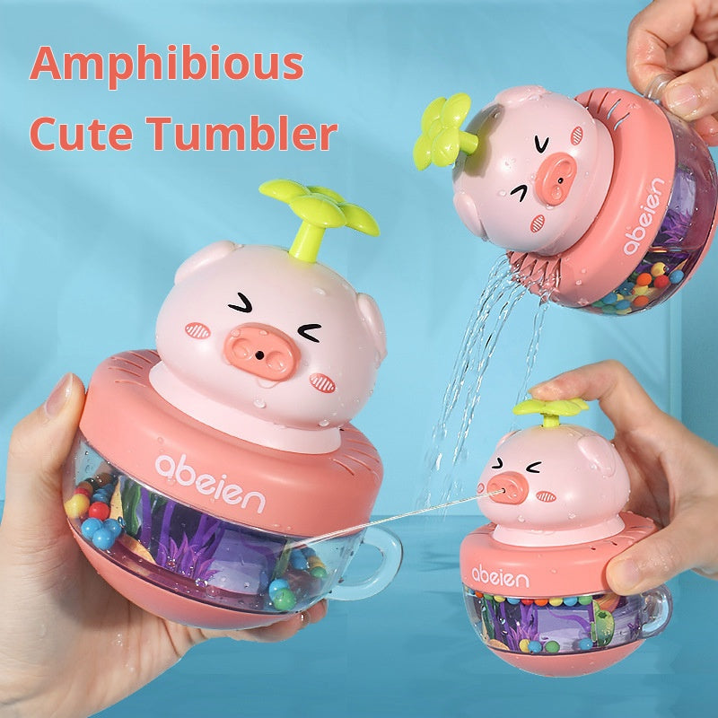 Amphibious Cute Wobble Toy Frog and Pig Water Play