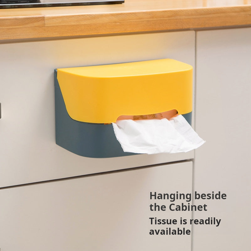 Nordic contrasting color tissue box