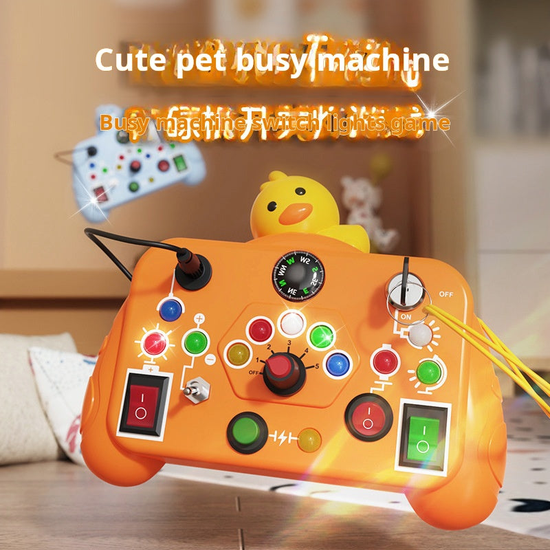 Cute Colorful Light Early Education Cognitive Toy Coordination Training