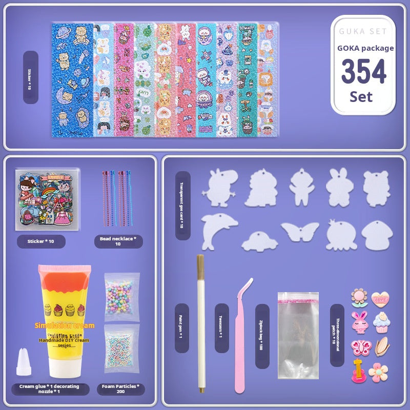 DIY Sticker Kit for Girls Craft Toy