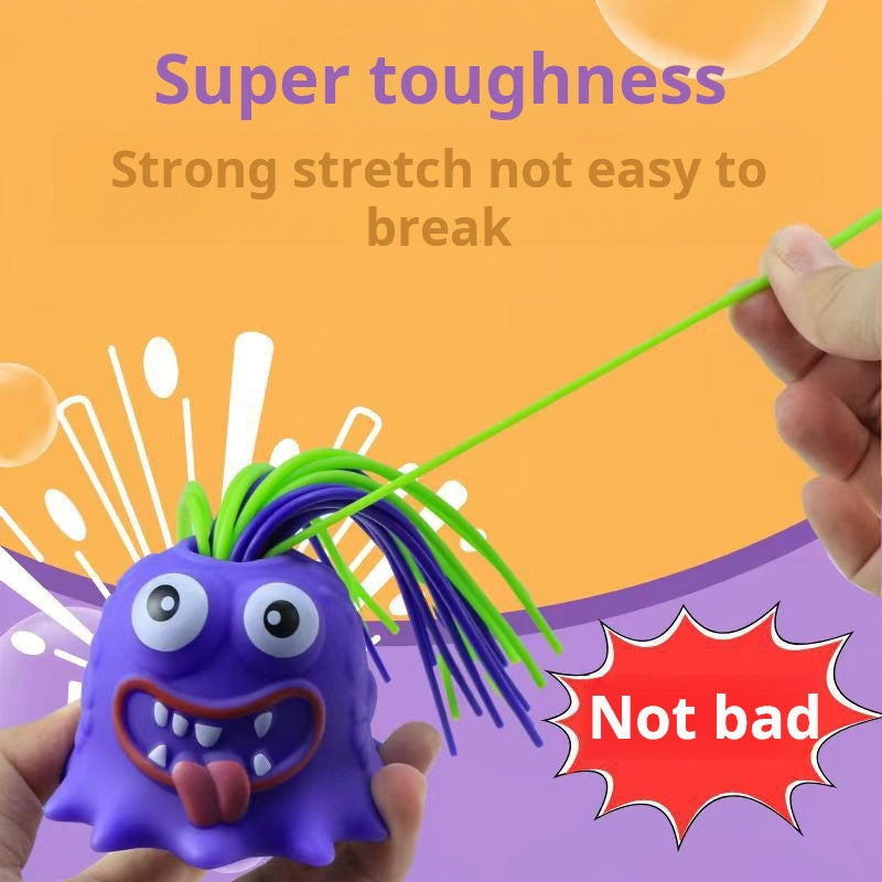 Pulling Hair Screaming Little Monster Stress Relief Novelty Toy for Kids