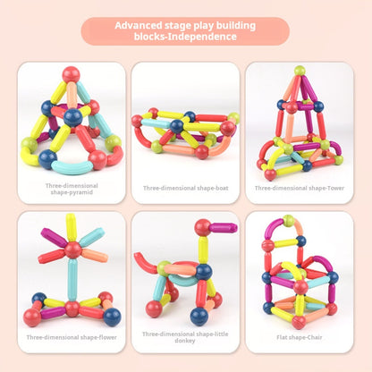 Magnetic Stick Building Blocks Kids Educational Toy