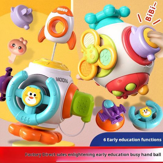 Baby Busy Ball Montessori Grip Sensory Training Early Education Spin Fun