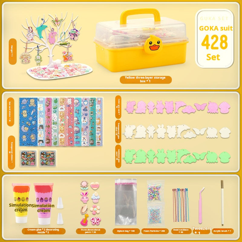 DIY Sticker Kit for Girls Craft Toy