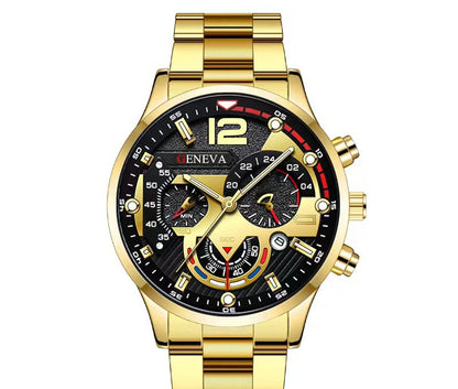 Hot-Selling Men's Steel Band Quartz Watch