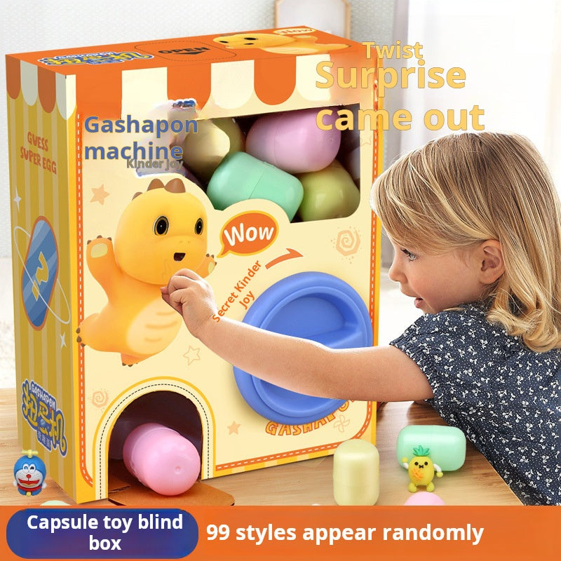 Mini Claw Machine Toy Blind Box Egg Set Kids Gift