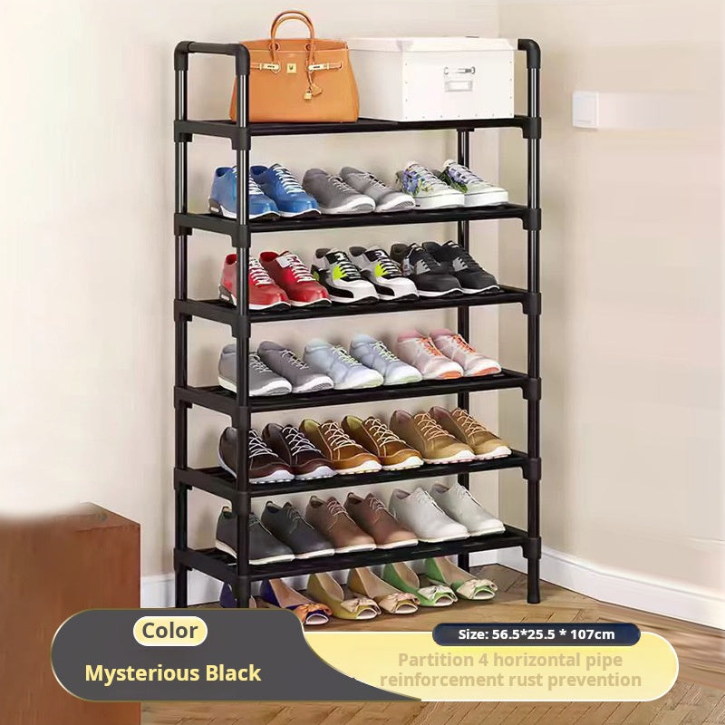 Multi-Layer Simple Shoe Rack, Home Entryway Storage Cabinet