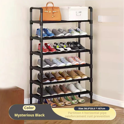 Multi-Layer Simple Shoe Rack, Home Entryway Storage Cabinet