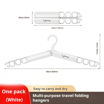 Foldable Travel Clothes Hanger Thickened Portable