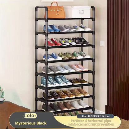 Multi-Layer Simple Shoe Rack, Home Entryway Storage Cabinet