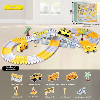 Kids DIY Track Car Toy