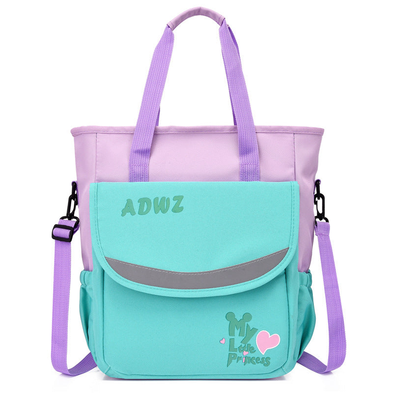 Multi-purpose primary school student tutoring shoulder bag